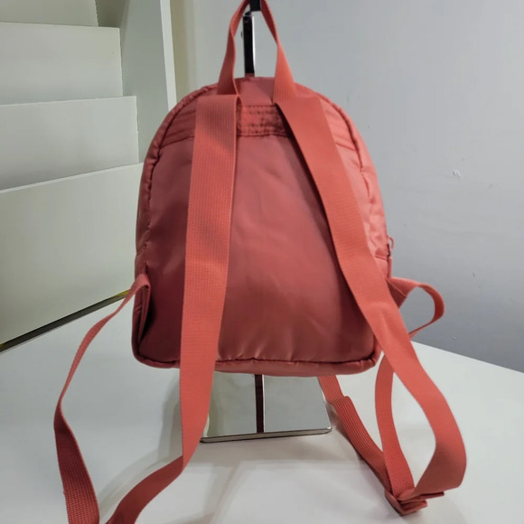 Pink Victoria's Secret Ripstop So Rosy Mini Backpack Bag Great For Travel NWOT - Picture 6 of 12